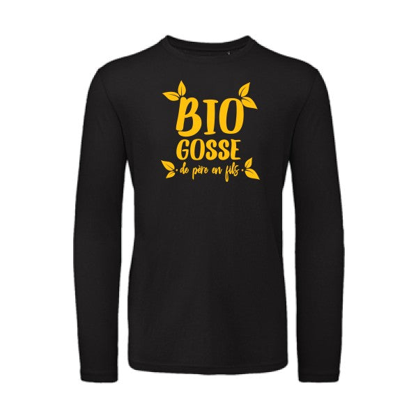 T shirt bio homme -BIO GOSSE  jaune Or T-shirt-original.com