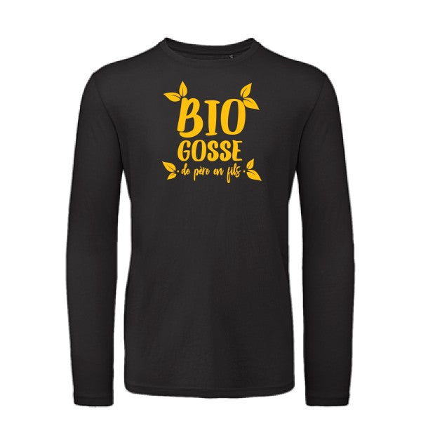 T shirt bio homme -BIO GOSSE  jaune Or T-shirt-original.com