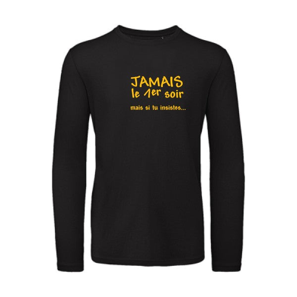 T shirt bio homme -JAMAIS... jaune Or T-shirt-original.com