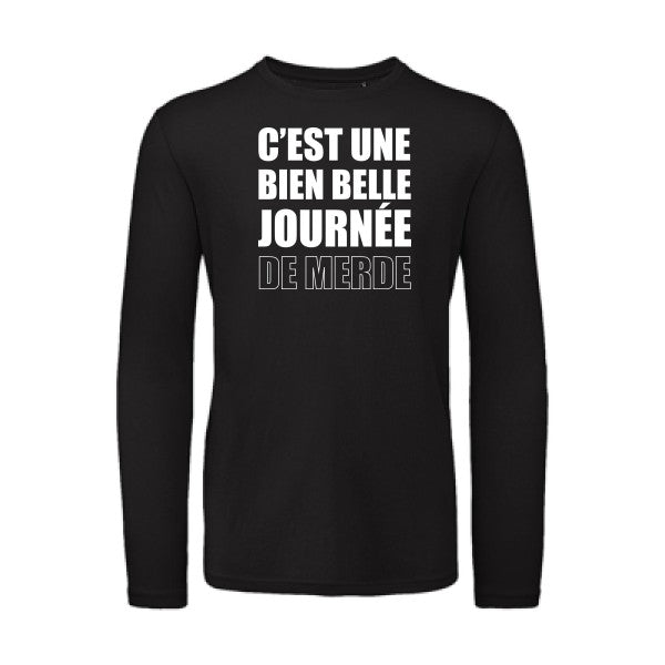 T shirt bio homme -Journée de m... Blanc T-shirt-original.com