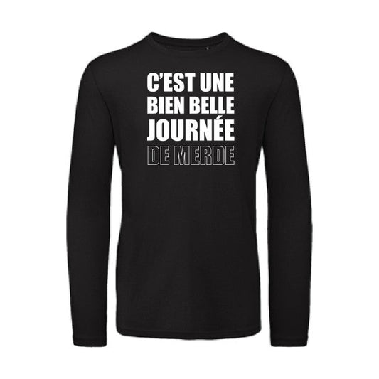 T shirt bio homme -Journée de m... Blanc T-shirt-original.com