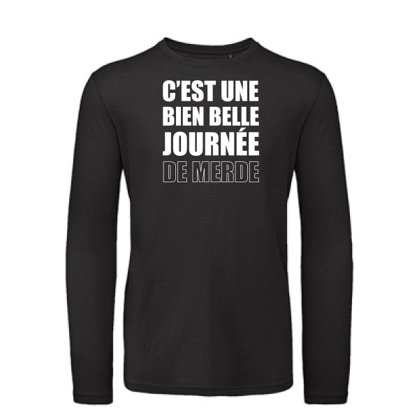 T shirt bio homme -Journée de m... Blanc T-shirt-original.com