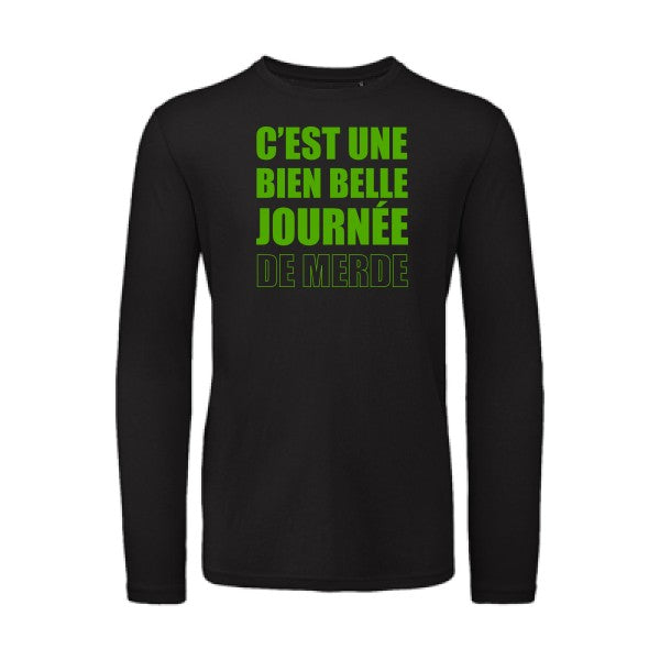 T shirt bio homme -Journée de m... Vert pomme T-shirt-original.com