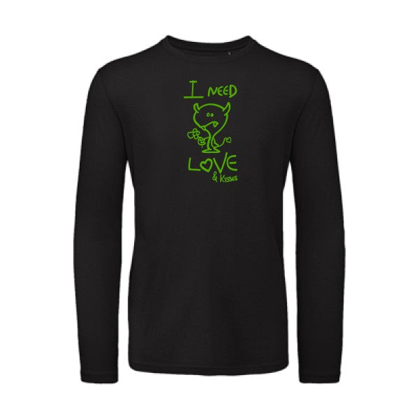 T shirt bio homme -LOVER Vert pomme T-shirt-original.com