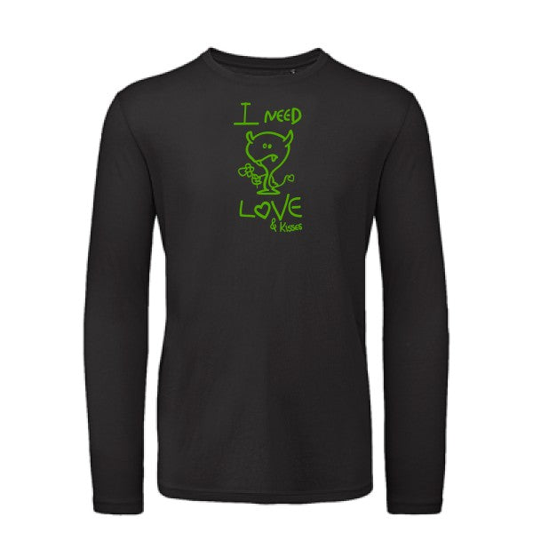 T shirt bio homme -LOVER Vert pomme T-shirt-original.com