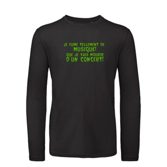 T shirt bio homme -Musique! Vert pomme T-shirt-original.com