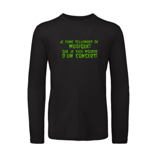 T shirt bio homme -Musique! Vert pomme T-shirt-original.com