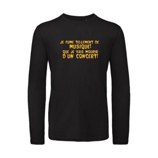 T shirt bio homme -Musique! jaune Or T-shirt-original.com