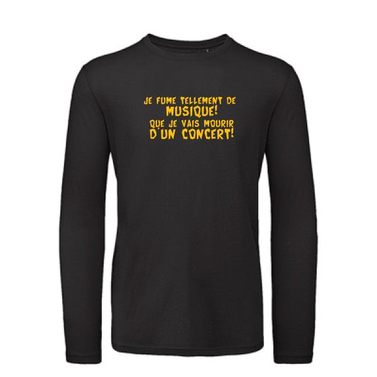 T shirt bio homme -Musique! jaune Or T-shirt-original.com