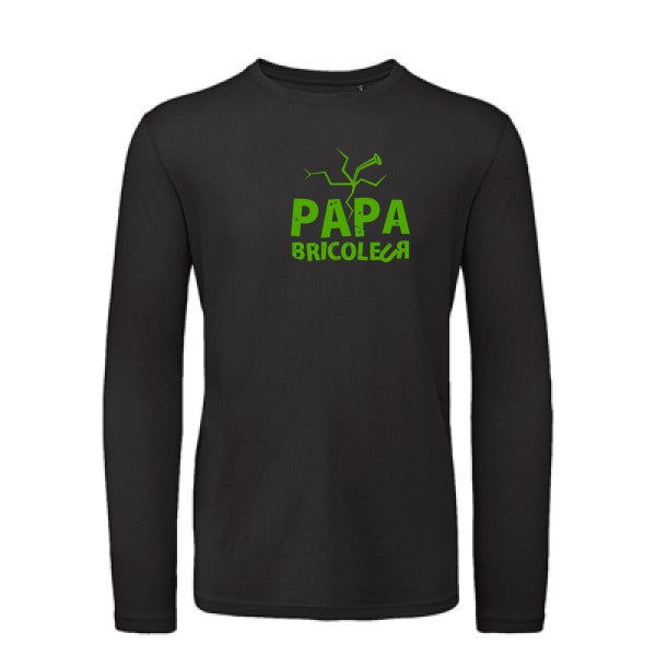 T shirt bio homme -Papa bricoleur Vert pomme T-shirt-original.com