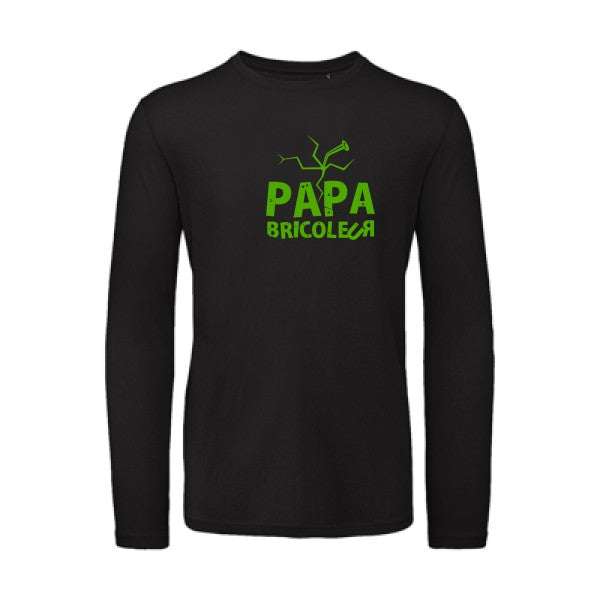 T shirt bio homme -Papa bricoleur Vert pomme T-shirt-original.com