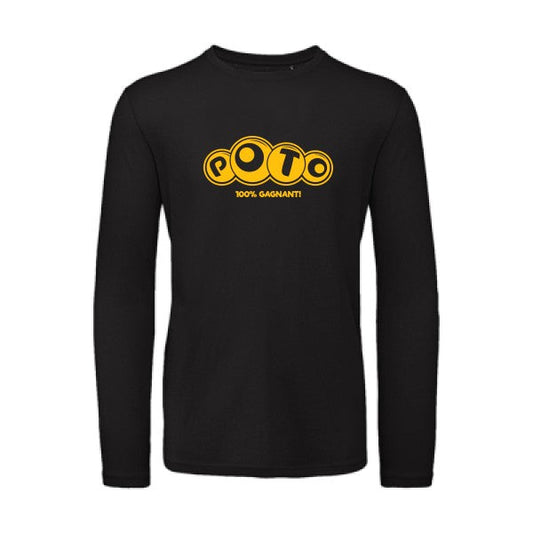 T shirt bio homme -Poto jaune Or T-shirt-original.com