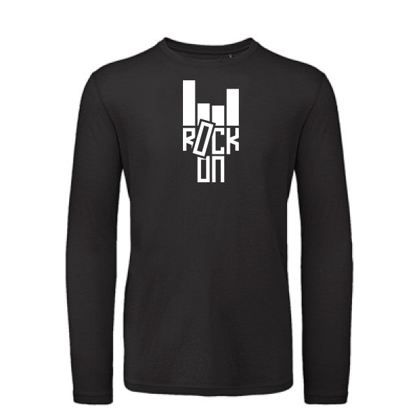 T shirt bio homme -Rock On ! T-shirt-original.com