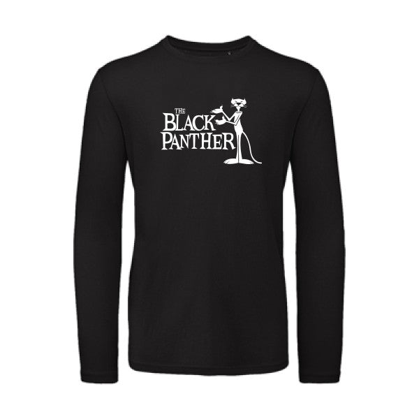 T shirt bio homme -The black panther Blanc T-shirt-original.com