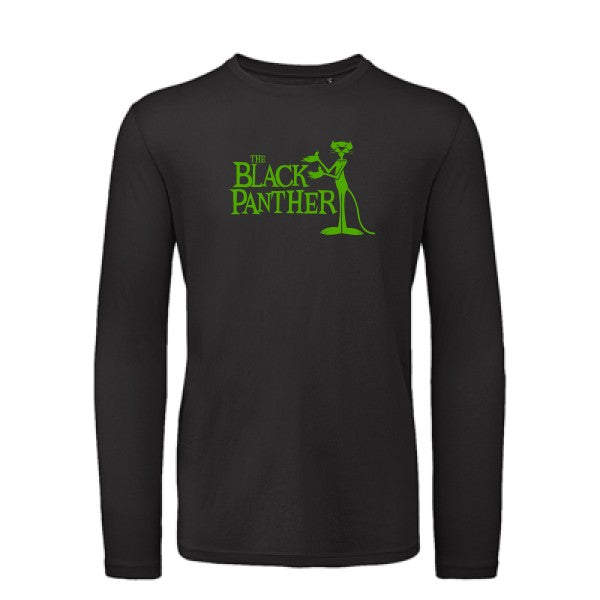 T shirt bio homme -The black panther Vert pomme T-shirt-original.com