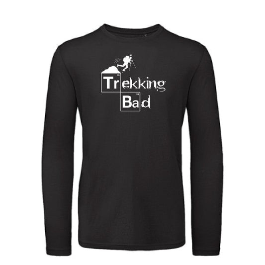 T shirt bio homme -Trekking bad Blanc T-shirt-original.com