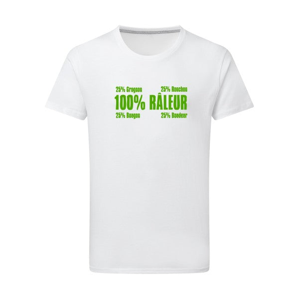 T shirt drole - Râleur Vert pomme - T-shirt-original.com