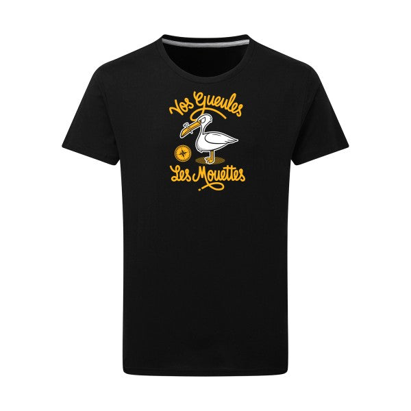 T-shirt drole - vos gueules les mouettes - pour homme - T-shirt-original.com