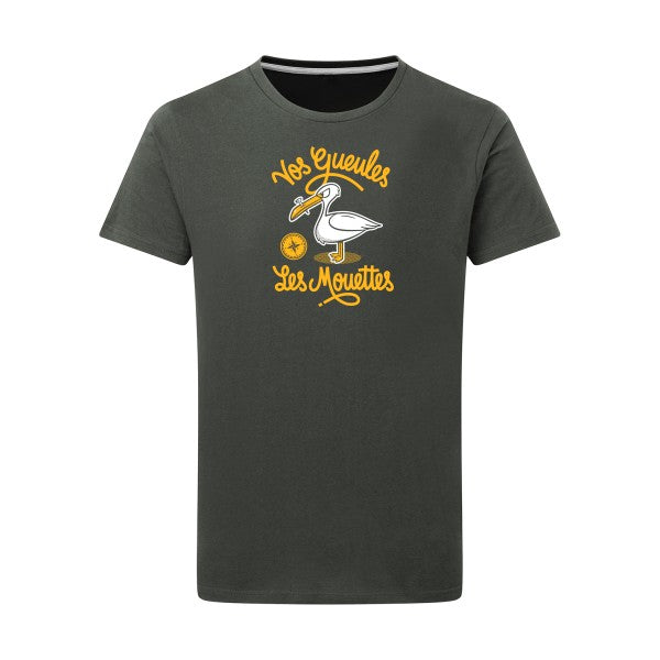 T-shirt drole - vos gueules les mouettes - pour homme - T-shirt-original.com