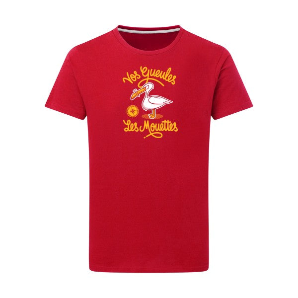 T-shirt drole - vos gueules les mouettes - pour homme - T-shirt-original.com