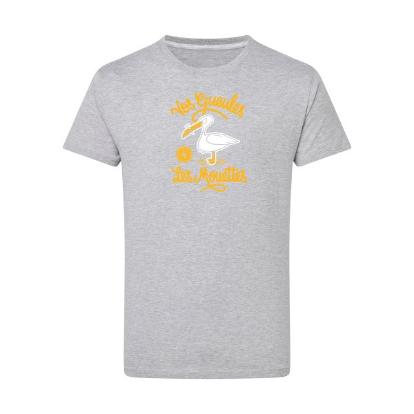 T-shirt drole - vos gueules les mouettes - pour homme - T-shirt-original.com