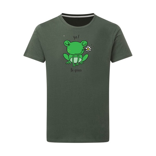 T shirt ecolo - Be Green - pour Homme - T-shirt-original.com