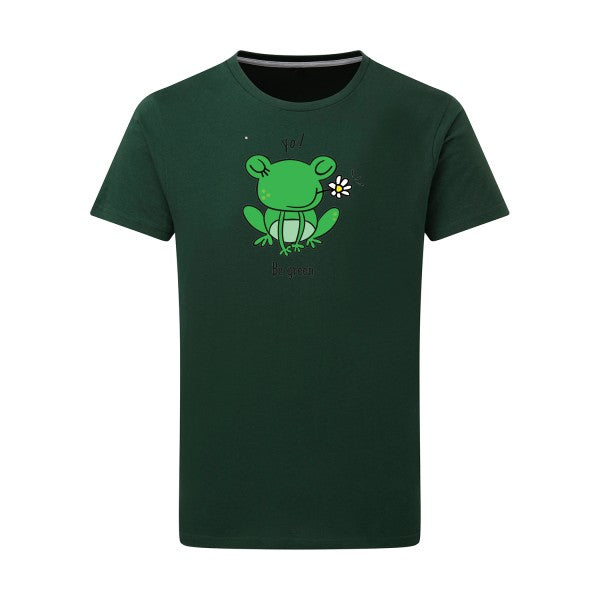 T shirt ecolo - Be Green - pour Homme - T-shirt-original.com