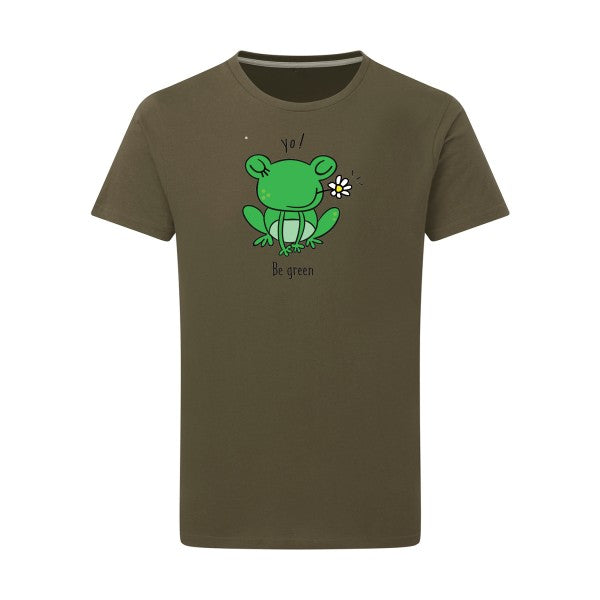 T shirt ecolo - Be Green - pour Homme - T-shirt-original.com