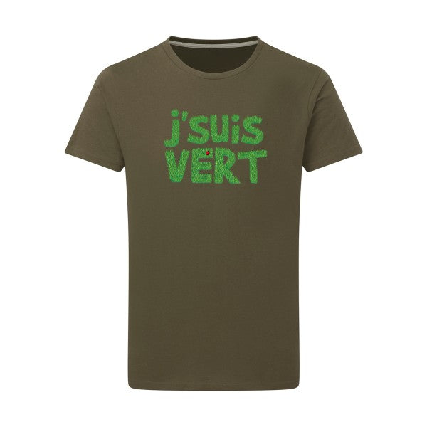 T shirt ecolo - Je suis vert - pour homme - T-shirt-original.com