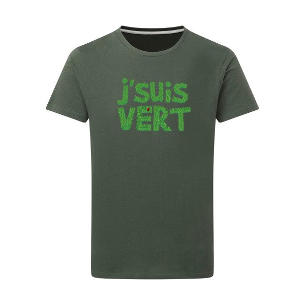 T shirt ecolo - Je suis vert - pour homme - T-shirt-original.com