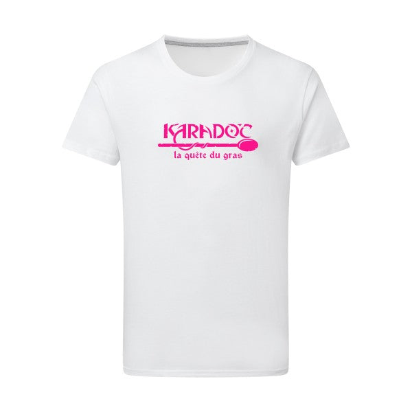 T shirt kaamelott - Karadoc Rose Fluo- homme - T-shirt-original.com