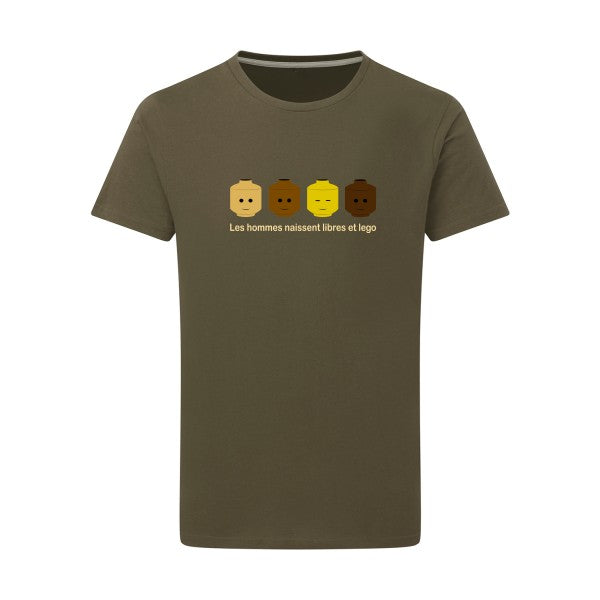 T shirt libre et légo - Pour homme T-shirt-original.com