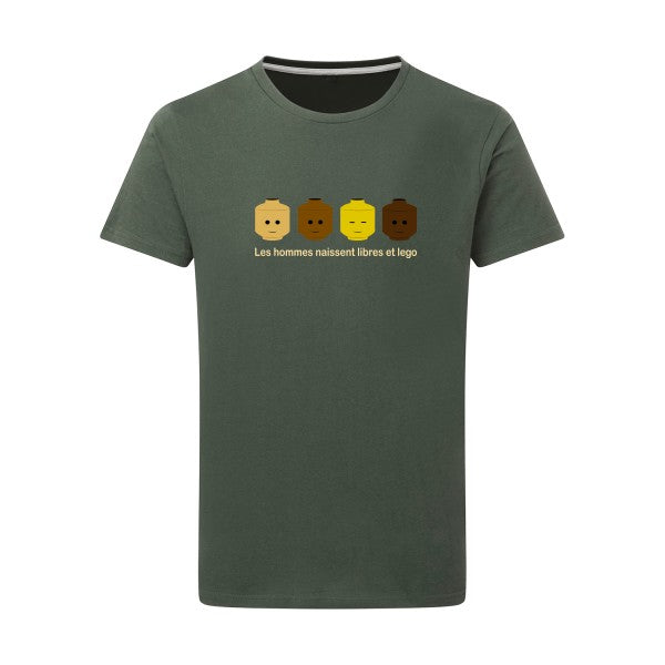 T shirt libre et légo - Pour homme T-shirt-original.com