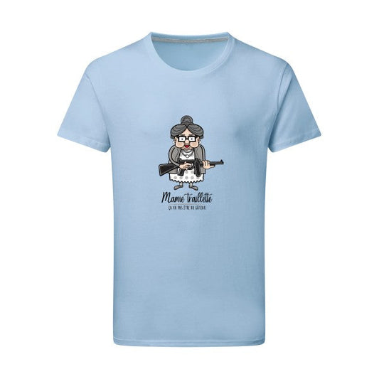 T shirt marrant homme-mamie traillette- T-shirt-original.com T-shirt-original.com