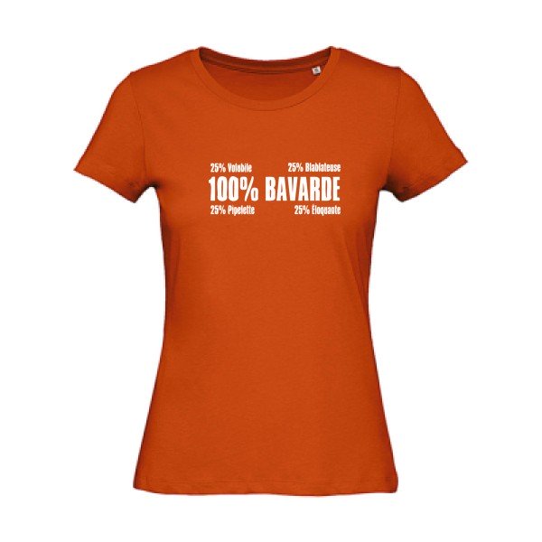 T shirt message - Bavarde - T-shirt-original.com