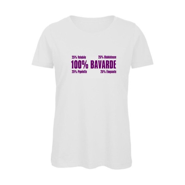 T shirt message - Bavarde - T-shirt-original.com