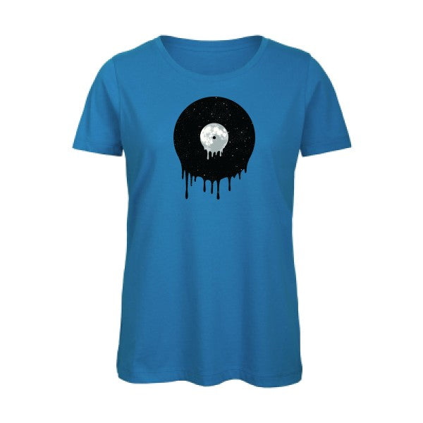 T shirt musique-In the sky -Femme bio T-shirt-original.com