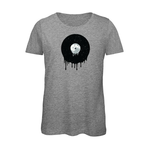 T shirt musique-In the sky -Femme bio T-shirt-original.com