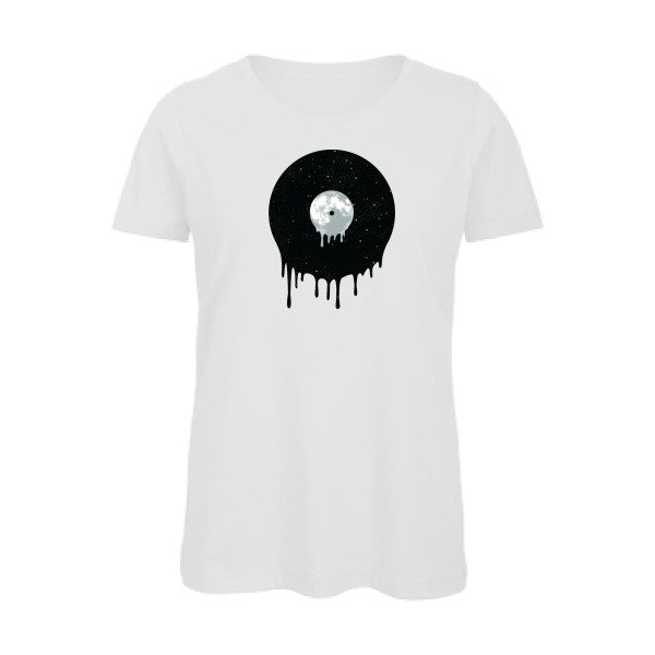 T shirt musique-In the sky -Femme bio T-shirt-original.com