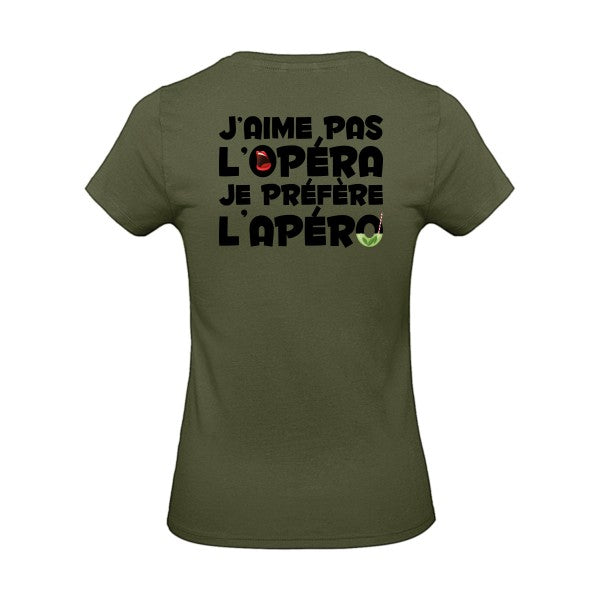 T-shirt -operaApero- femme- T-shirt-original.com