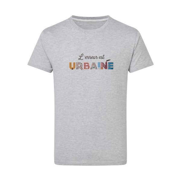 T shirt original - L'erreur est urbaine - Pour homme - T-shirt-original.com