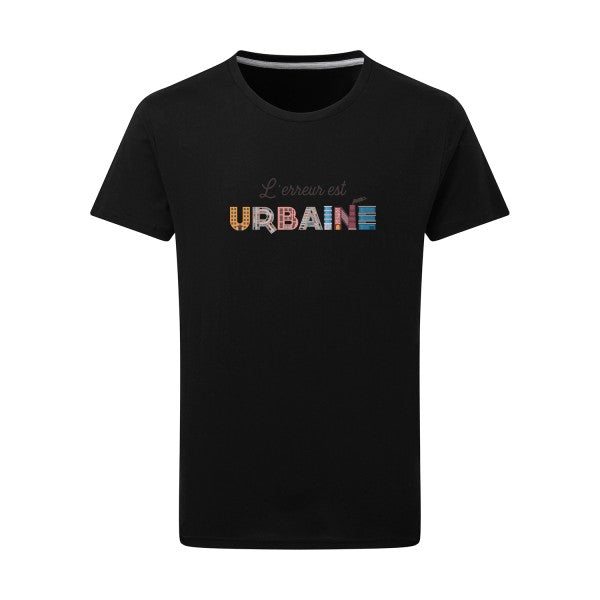 T shirt original - L'erreur est urbaine - Pour homme - T-shirt-original.com