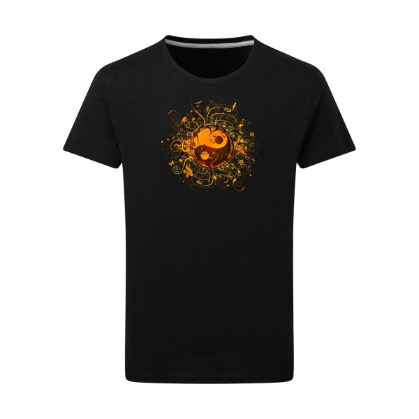 T shirt original - ying yang - pour Homme - T-shirt-original.com