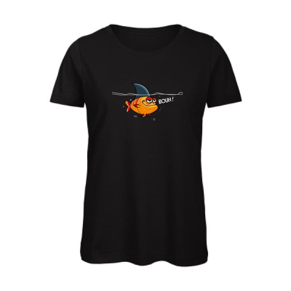 T shirt-poisson bouh -Femme bio T-shirt-original.com