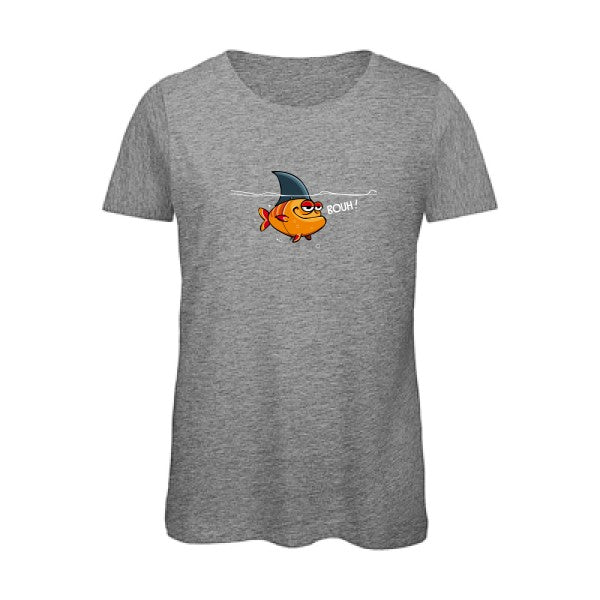 T shirt-poisson bouh -Femme bio T-shirt-original.com