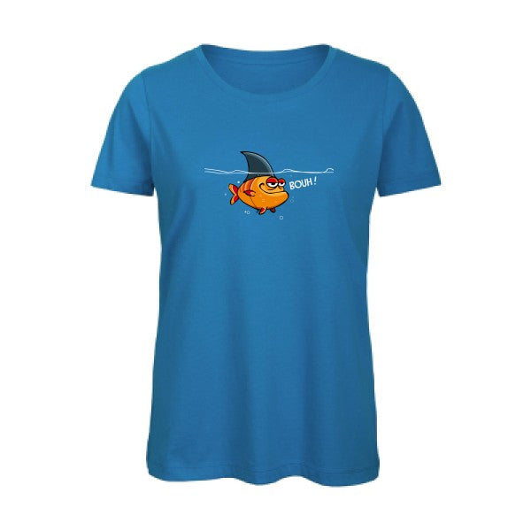 T shirt-poisson bouh -Femme bio T-shirt-original.com