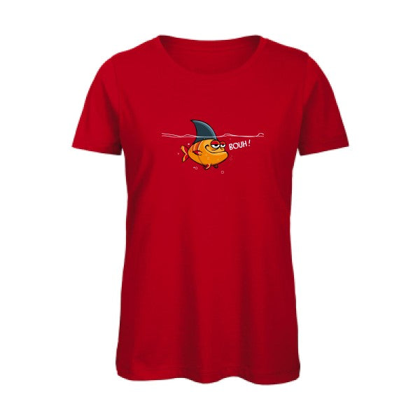 T shirt-poisson bouh -Femme bio T-shirt-original.com