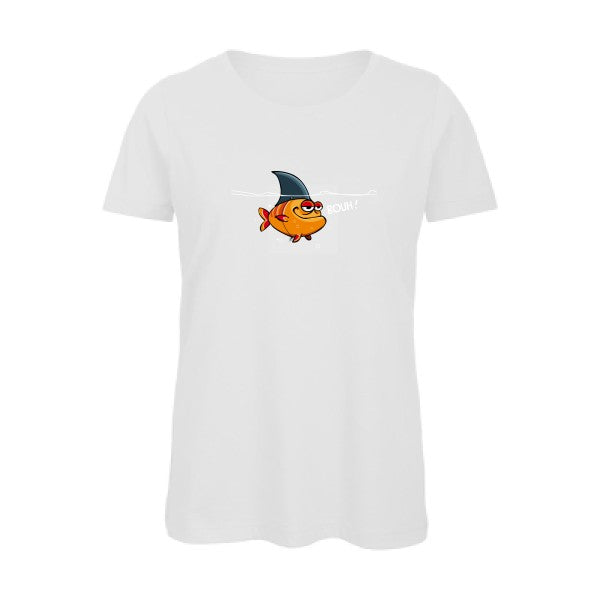 T shirt-poisson bouh -Femme bio T-shirt-original.com