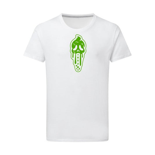 T shirt rigolo - Ice Scream Vert pomme - pour homme - T-shirt-original.com