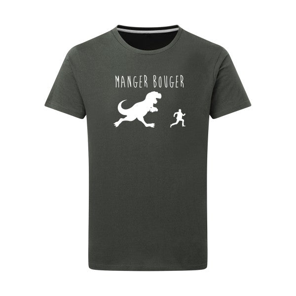 Tee shirt homme humour - MANGER BOUGER - T-shirt-original.com